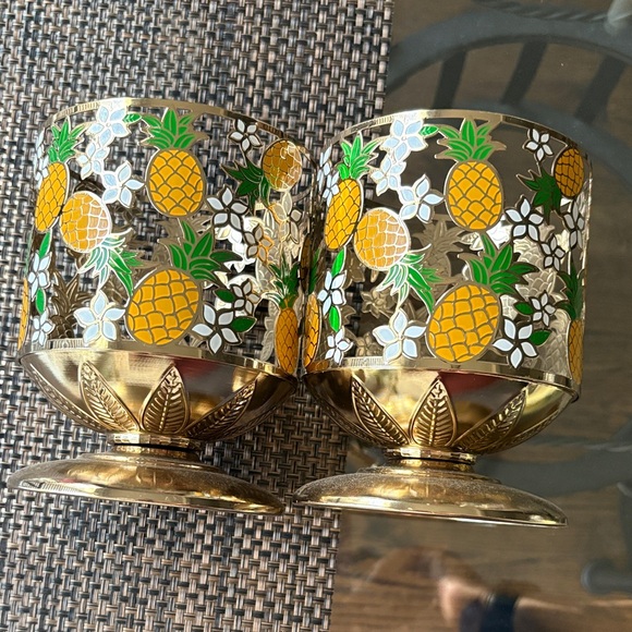 Bath & Body Works Gold Pineapple Candle Holders - Picture 4 of 5